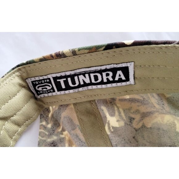 Toyota Trucks Camo Baseball Cap Trucker Hat Orange Accents Adjustable Back OSFM - Picture 7 of 7